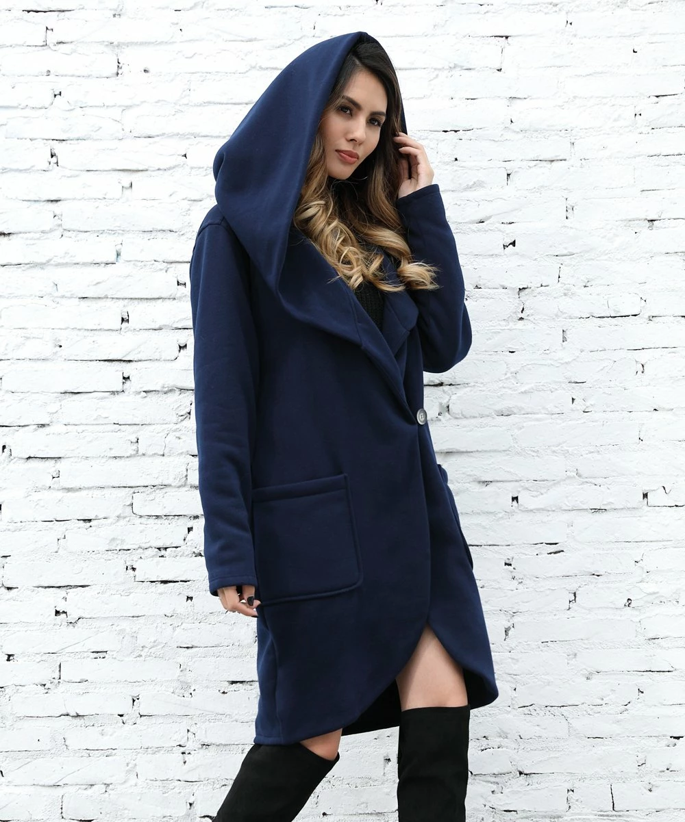 Brand new π€© Z Avenue Navy Hooded Tulip Jacket - π© Women π - Image 5