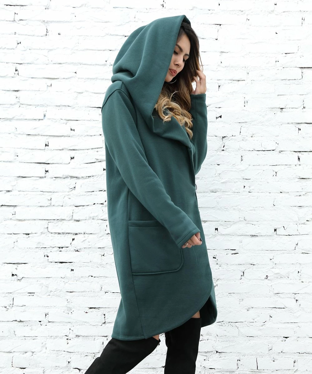 Brand new ๐ฅ Z Avenue Dark Green Hooded Tulip Jacket - ๐ฉ Women & Plus ๐ 5 Brand new ๐ฅ Z Avenue Dark Green Hooded Tulip Jacket - ๐ฉ Women & Plus ๐ - Image 3