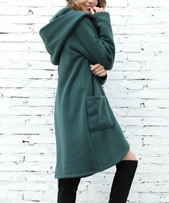 Brand new ๐ฅ Z Avenue Dark Green Hooded Tulip Jacket - ๐ฉ Women & Plus ๐ 7 Brand new ๐ฅ Z Avenue Dark Green Hooded Tulip Jacket - ๐ฉ Women & Plus ๐ - Image 5