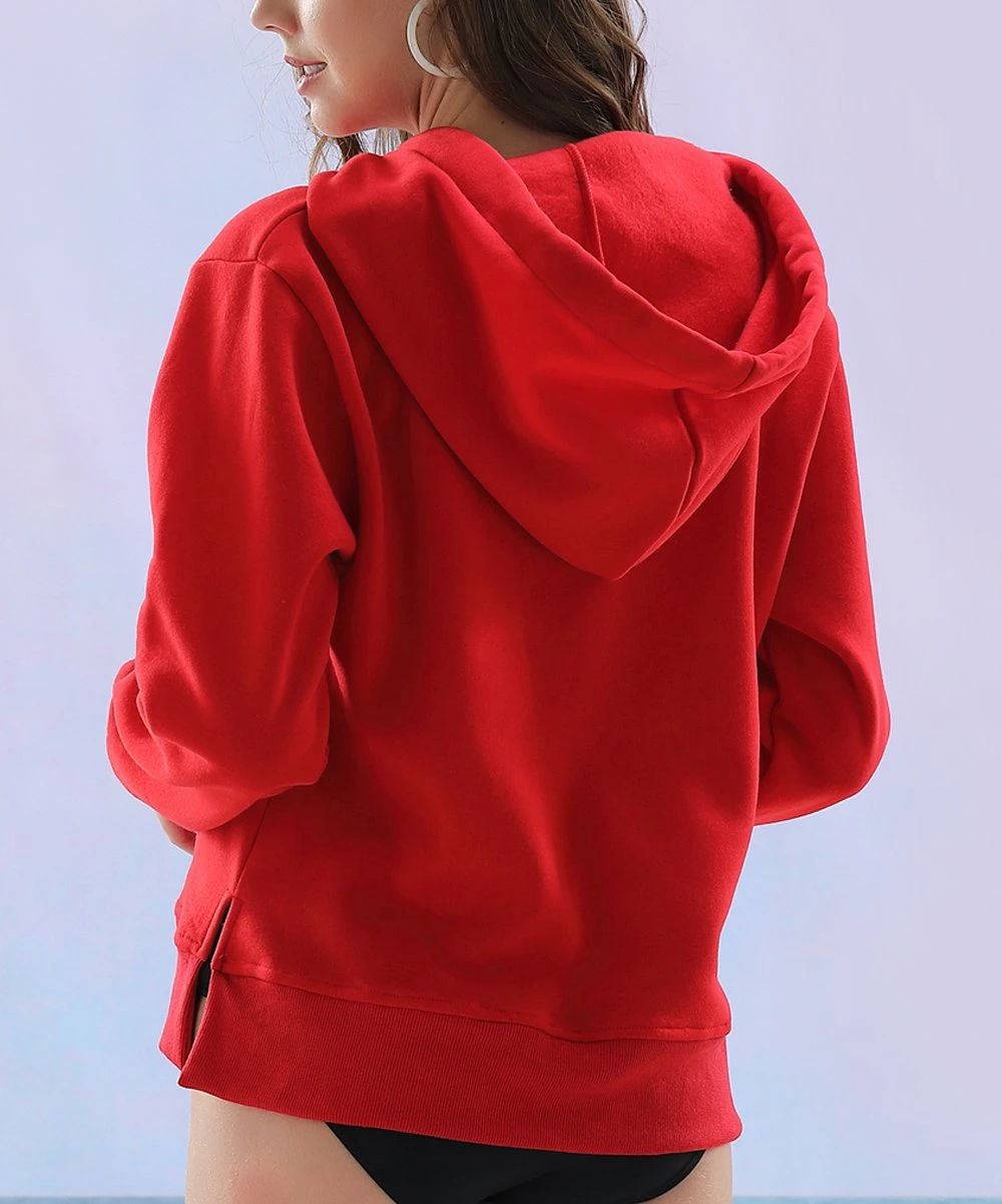 Deals β Z Avenue Red Beach Hoodie - Plus β¨ - Image 3