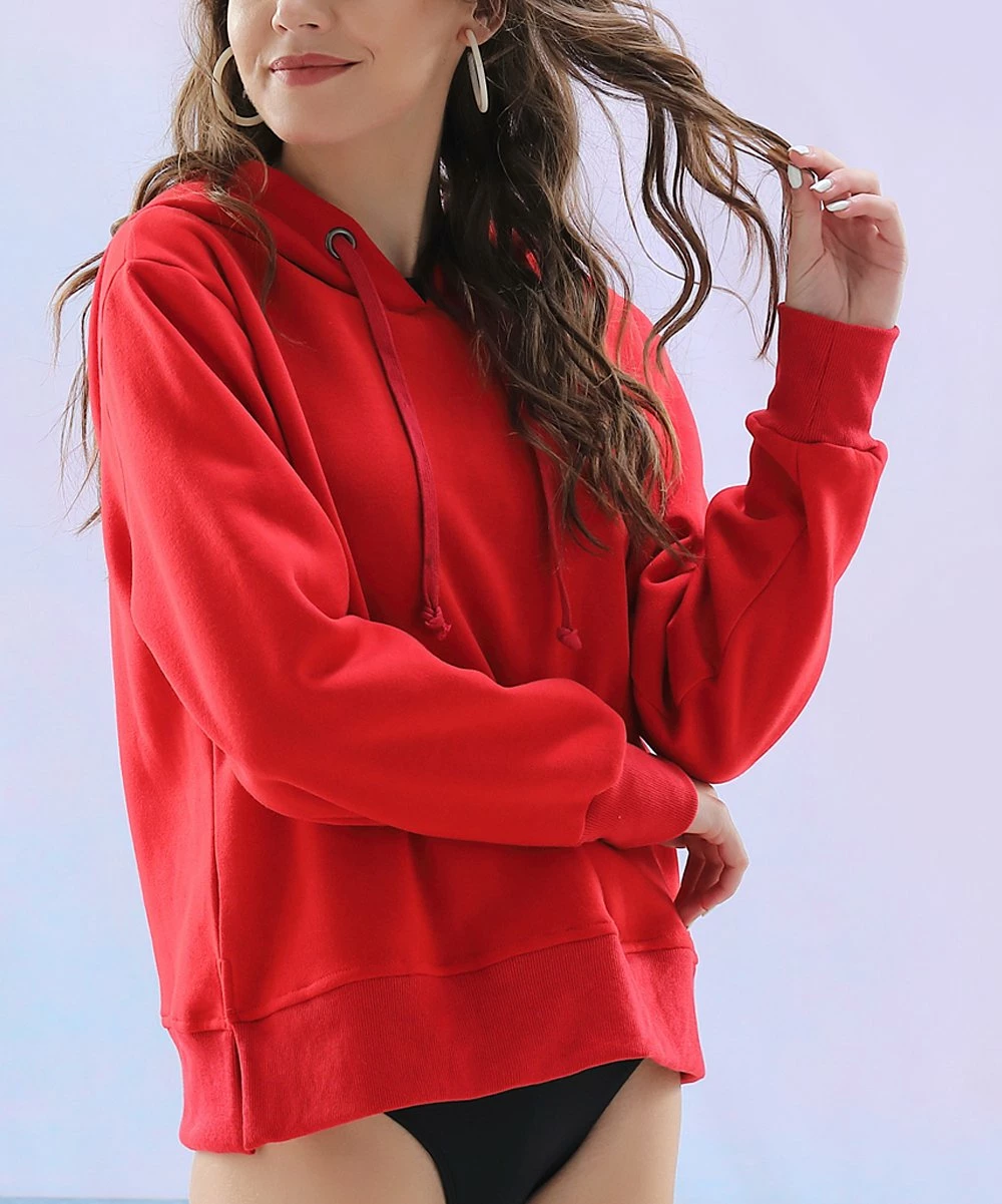 Deals β Z Avenue Red Beach Hoodie - Plus β¨ - Image 2