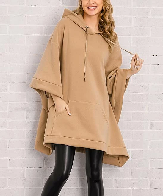 New π€© Z Avenue Portabella Cape-Sleeve Hooded Poncho - π© Women π - Image 2