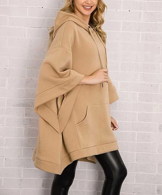 New π€© Z Avenue Portabella Cape-Sleeve Hooded Poncho - π© Women π - Image 5