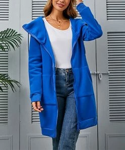 Best deal 👏 Z Avenue Royal Oversize Zip-Up Hoodie - 👩 Women & Plus 👍